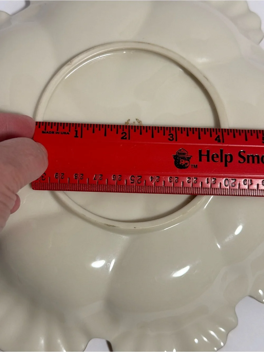 Vintage Lenox 24K Gold Trim 6-Well Oyster Plate 10